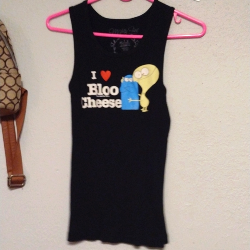 Black I heart bloo cheese S